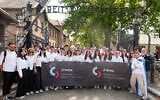 Members of the 2024 TikTok delegation to the March of the Living in Poland (Cmedia)