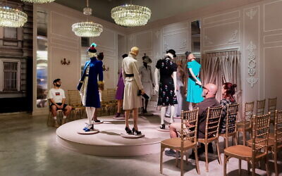 From 'Heroines,' an exhibit about fashion design during wartime at the Holon Design Museum, from April 2025 (Credit Elad Sarig)