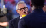 Gary Lineker during the FA Cup Final match between Crystal Palace and Manchester City, May 17, 2025 at Wembley Stadium, London. (IMAGO/PPAUK via Reuters Connect)