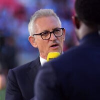 Gary Lineker during the FA Cup Final match between Crystal Palace and Manchester City, May 17, 2025 at Wembley Stadium, London. (IMAGO/PPAUK via Reuters Connect)