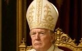 US President Donald Trump seen as the pope in an apparently AI-generated picture posted by the White House, May 3, 2025.