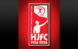 The Hapoel Jerusalem soccer club announced May 15, 2025 that it will mark the 100th year of its establishment with a new logo featuring the image of Hersh Goldberg-Polin, the Hamas hostage murdered in captivity (Courtesy)