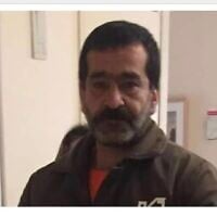 Jamil Srour, who was granted a retrial after serving 15 years in prison for murder, in an undated picture. (Hebrew University Innocence Project Facebook page, used in accordance with Clause 27a of the Copyright Law)