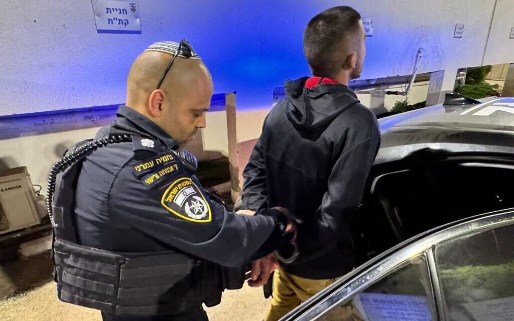 Palestinian suspected of spitting on IDF officer turns himself in to police