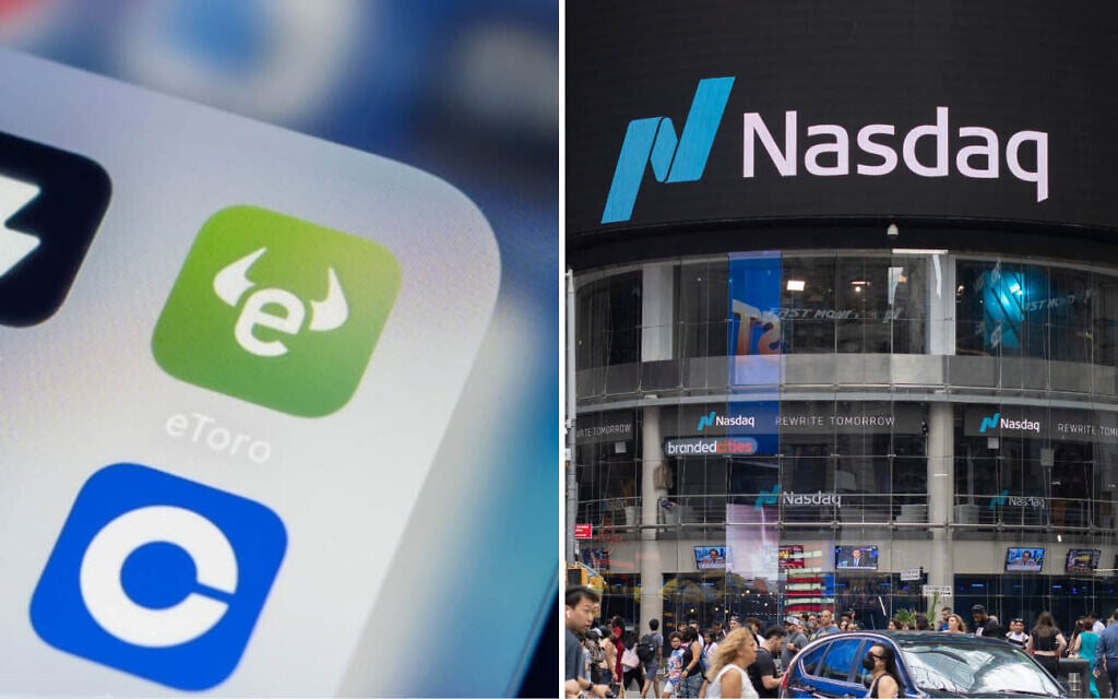 Israeli-founded eToro debuts on Nasdaq at $4.3 billion valuation in long-awaited IPO