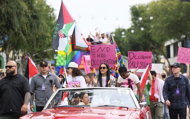 Kehlani (center) at the 2024 WeHo Pride Parade on June 2, 2024 in West Hollywood, California. (Rodin Eckenroth/Getty Images/AFP) Kehlani (center) at the 2024 WeHo Pride Parade on June 2, 2024 in West Hollywood, California. (Rodin Eckenroth/Getty Images/AFP)