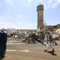 Sanaa International Airport on May 7, 2025, a day after Israel's military warplanes struck Yemen's Houthi rebel-held capital Sanaa. (Mohammed HUWAIS / AFP)