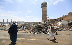 Sanaa International Airport on May 7, 2025, a day after Israel's military warplanes struck Yemen's Houthi rebel-held capital Sanaa. (Mohammed HUWAIS / AFP)