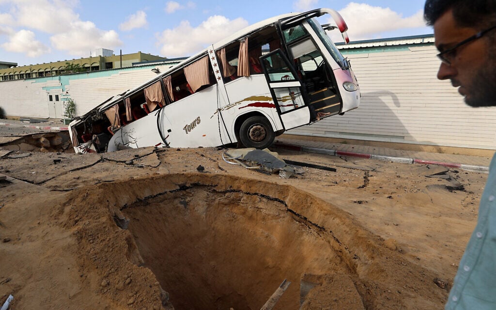 Gazans report new strikes at site where IDF targeted Sinwar, whose fate is still unclear