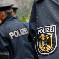 Illustrative: German federal police guards at the border control station Kiefersfelden, southern Germany, May 15, 2025. (Michaela STACHE / AFP)