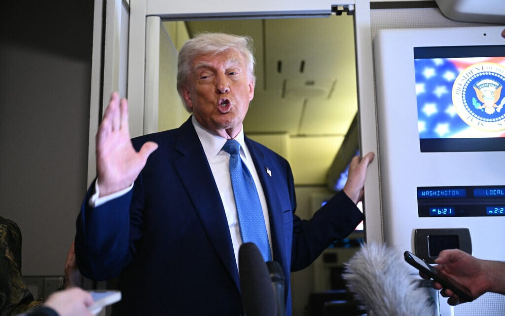 Trump: Iran given draft deal proposal, ‘I don’t know’ if Netanyahu can get hostages out
