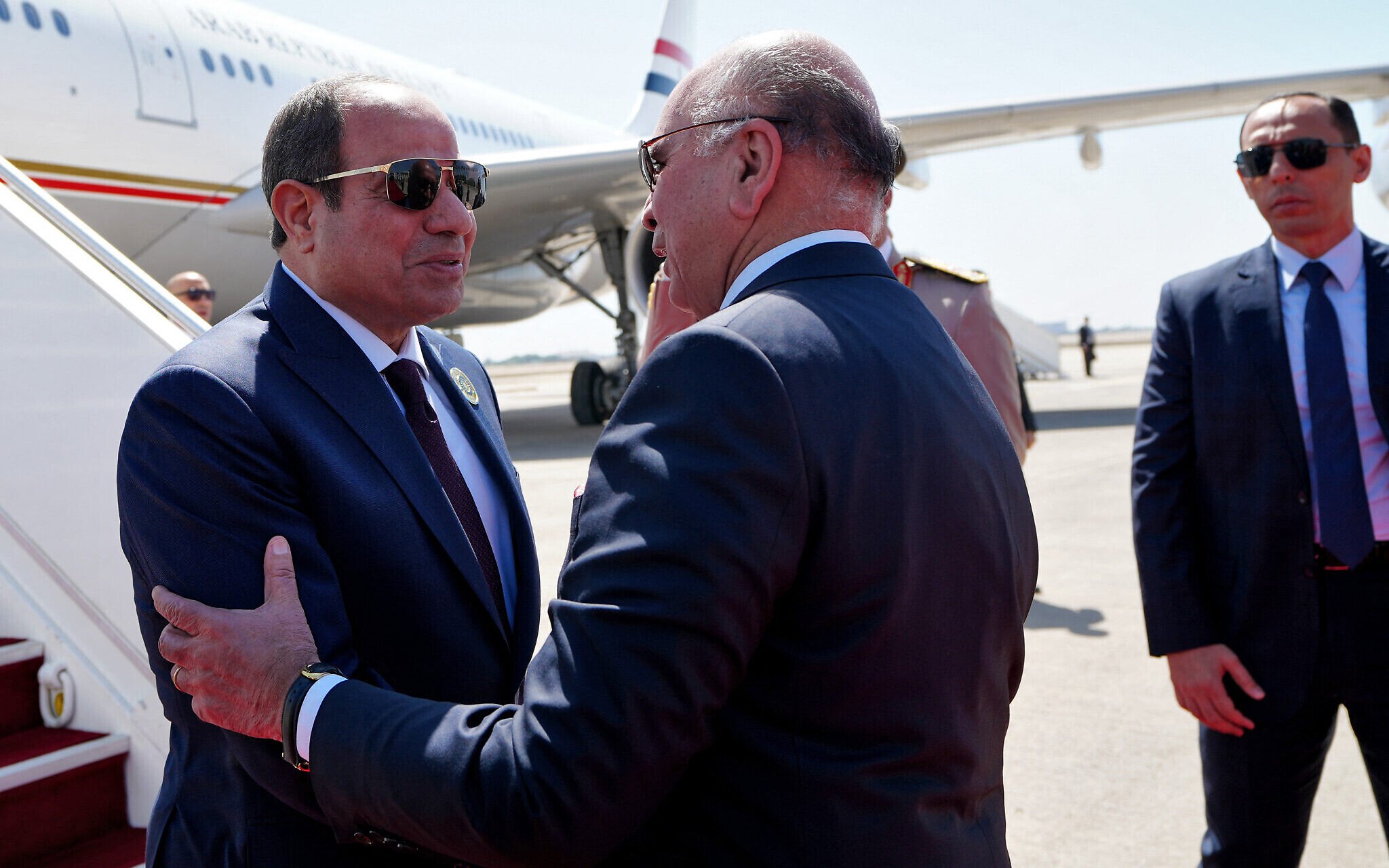 Egypt's El-Sisi Urges Gaza Ceasefire, Praises US-Qatar Mediation Efforts