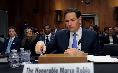 US Secretary of State Marco Rubio attends a Senate Foreign Relations Committee hearing in the Dirksen Senate Office Building on May 20, 2025 in Washington, DC. (Anna Moneymaker / GETTY IMAGES NORTH AMERICA / Getty Images via AFP)