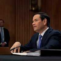 US Secretary of State Marco Rubio speaks during a Senate Foreign Relations Committee hearing in the Dirksen Senate Office Building on May 20, 2025, in Washington. (AnnaMoneymaker/Getty Images/AFP)