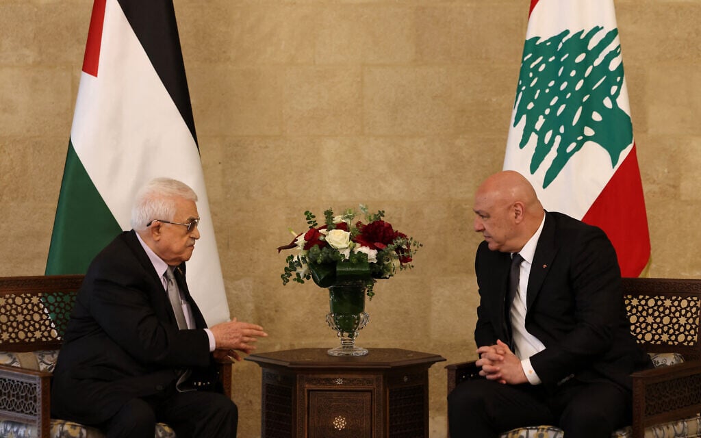 Beirut, PA agree that Lebanon won’t be used as a launchpad for attacks on Israel