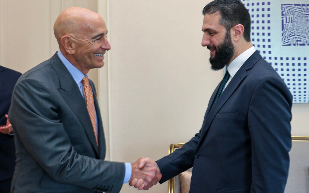 US envoy hails Syrian leader for moves on ‘relations with Israel,’ foreign fighters