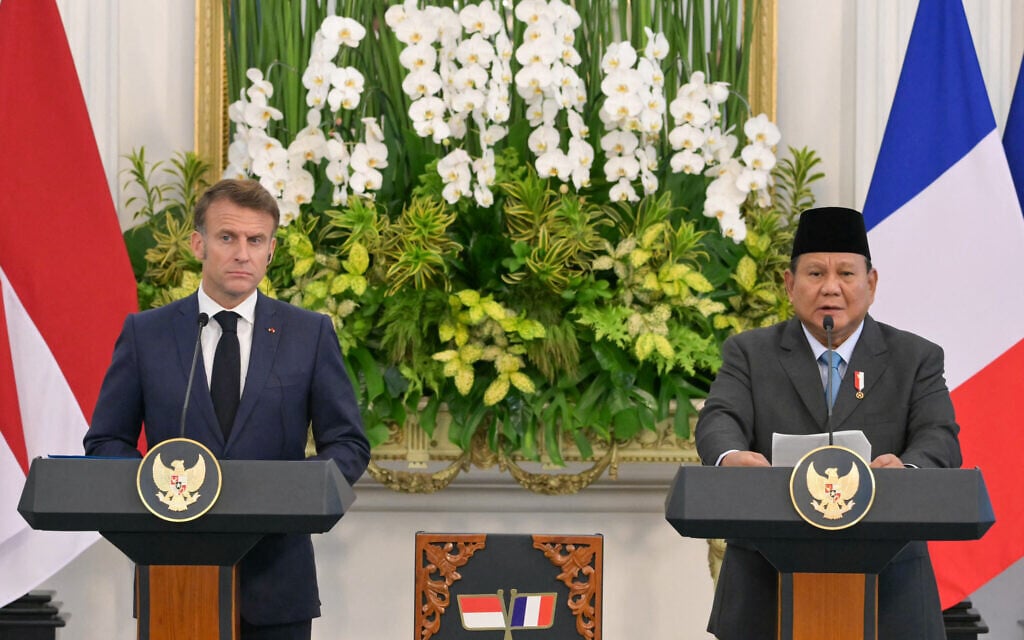Indonesia: If Israel recognizes a Palestinian state, we will recognize Israel