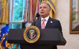 US Special Envoy to the Middle East Steve Witkoff speaks in the Oval Office of the White House on May 28, 2025, Washington. (Andrew Harnik/Getty Images/AFP)