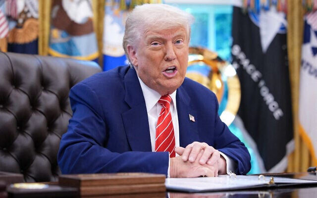 US President Donald Trump speaks to reporters in the Oval Office of the White House on May 30, 2025, in Washington. (Kevin Dietsch/Getty Images/AFP) US President Donald Trump speaks to reporters in the Oval Office of the White House on May 30, 2025, in Washington. (Kevin Dietsch/Getty Images/AFP)