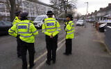 Illustrative: Police officers in London, March 21, 2025. (Kirsty Wigglesworth/AP)