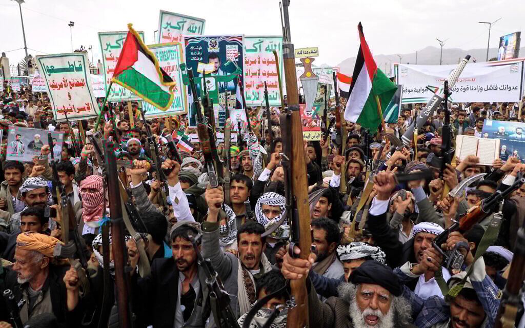 Iran denies ordering Houthi attacks, as Yemen group reports wave of US airstrikes
