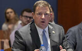 FILE - Ed Martin speaks at an event hosted by Rep. Matt Gaetz, R-Fla., at the Capitol in Washington, June 13, 2023. (AP Photo/Amanda Andrade-Rhoades, File)