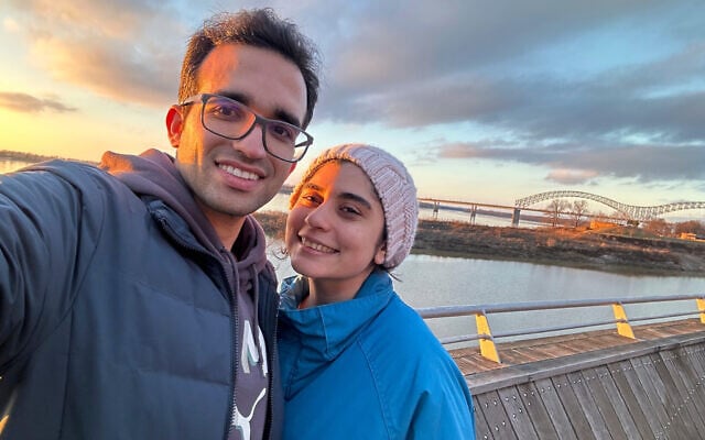This 2024 photo provided by Sama Ebrahimi Bajgani shows her and her fiance, Alireza Doroudi, who was detained by immigration officials in March 2025. (Alireza Doroudi via AP) This 2024 photo provided by Sama Ebrahimi Bajgani shows her and her fiance, Alireza Doroudi, who was detained by immigration officials in March 2025. (Alireza Doroudi via AP)