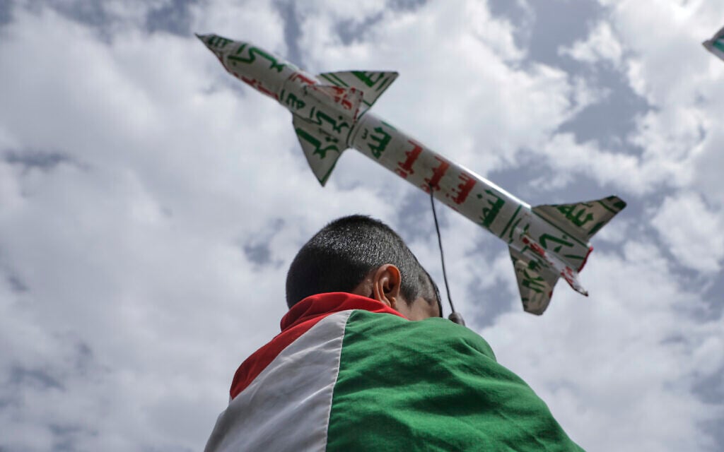 Israel intercepts Houthi ballistic missile; 2 hurt running for shelter