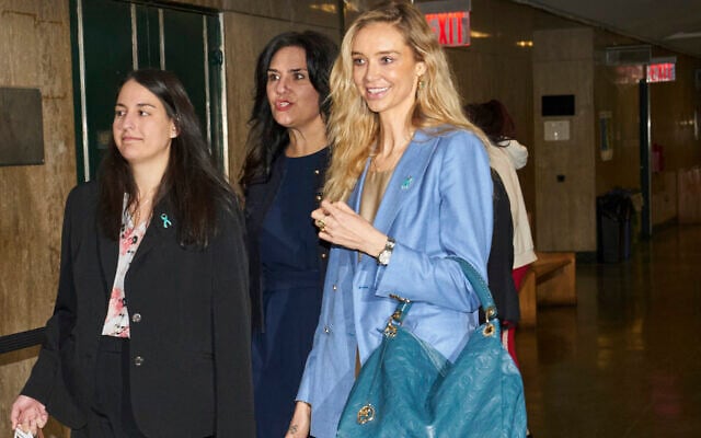 Kaja Sokola arrives at Manhattan criminal court before the start of Harvey Weinstein's trial on sexual assault charges in New York, on May 13, 2025. (Bing Guan/Pool Photo via AP) Kaja Sokola arrives at Manhattan criminal court before the start of Harvey Weinstein's trial on sexual assault charges in New York, on May 13, 2025. (Bing Guan/Pool Photo via AP)