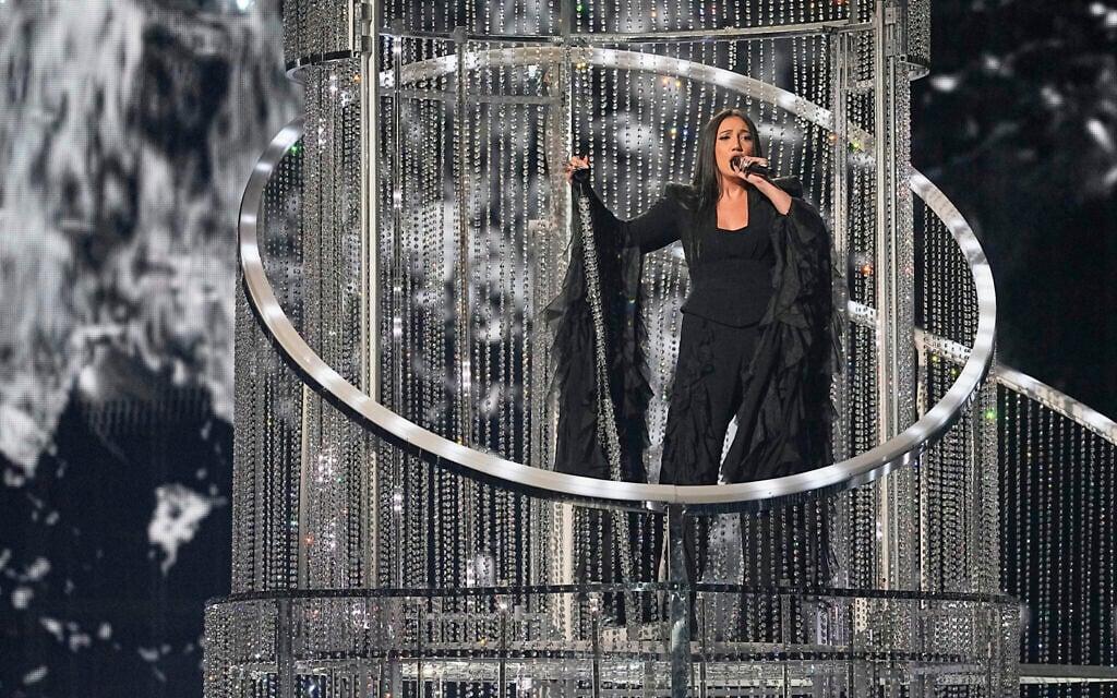 Israel’s Yuval Raphael advances to Eurovision grand final after soaring performance