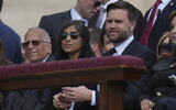 Vice President JD Vance, right, and his wife Usha attend Pope Leo XIV's formal inauguration of his pontificate in St. Peter's Square, at the Vatican, May 18, 2025. (Alessandra Tarantino/AP)
