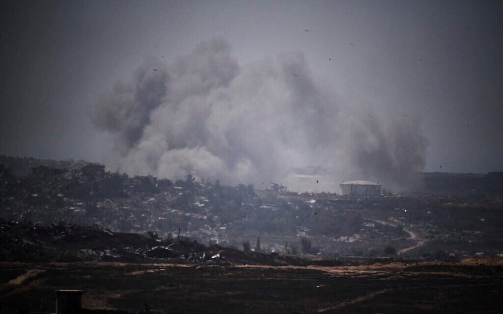 IDF says drone strike targeted armed gunmen spotted near aid trucks in central Gaza