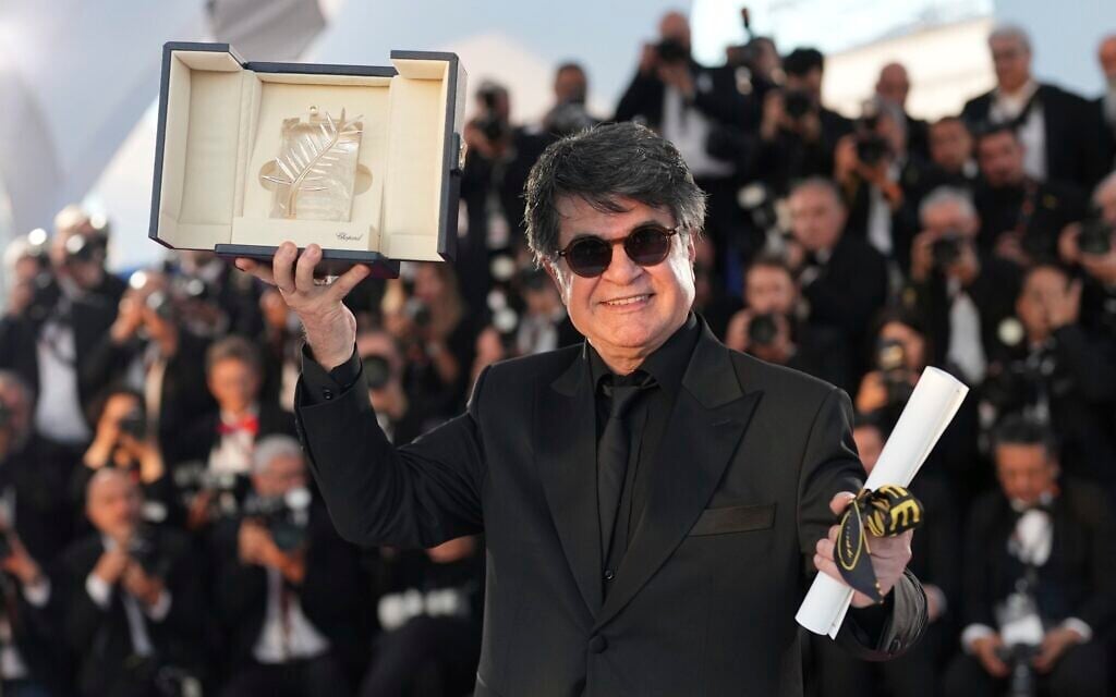 Dissident Iranian filmmaker urges working for ‘freedom’ as he takes Cannes top prize