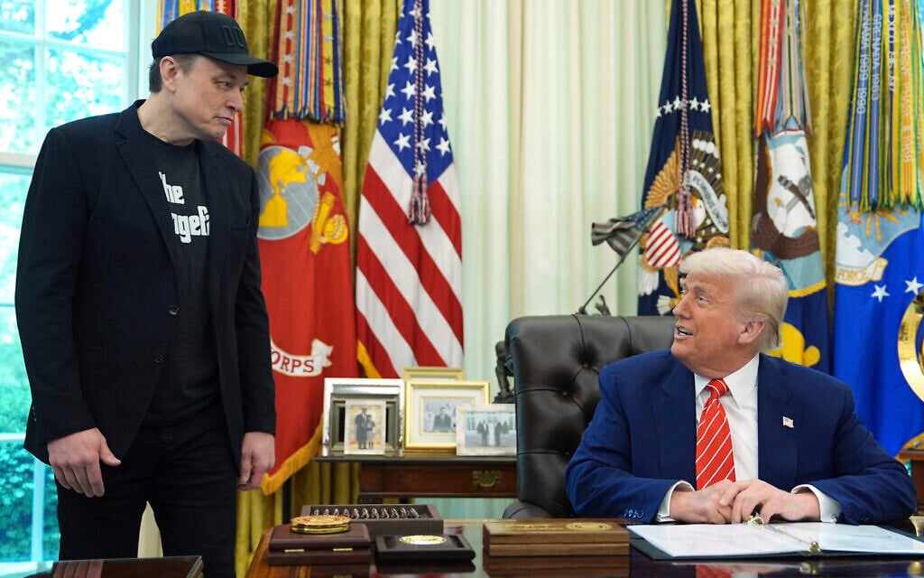 In odd, black-eyed farewell, Musk vows to stay Trump’s ‘friend,’ denies drug allegations
