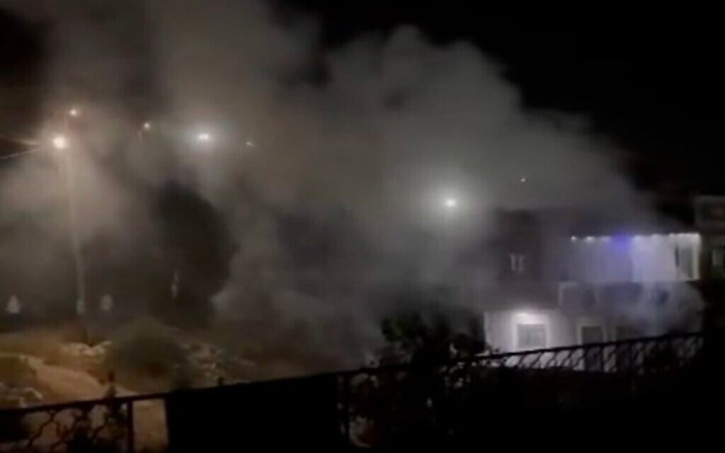 Settlers said to raid Palestinian village for 2nd time in 3 days; no arrests