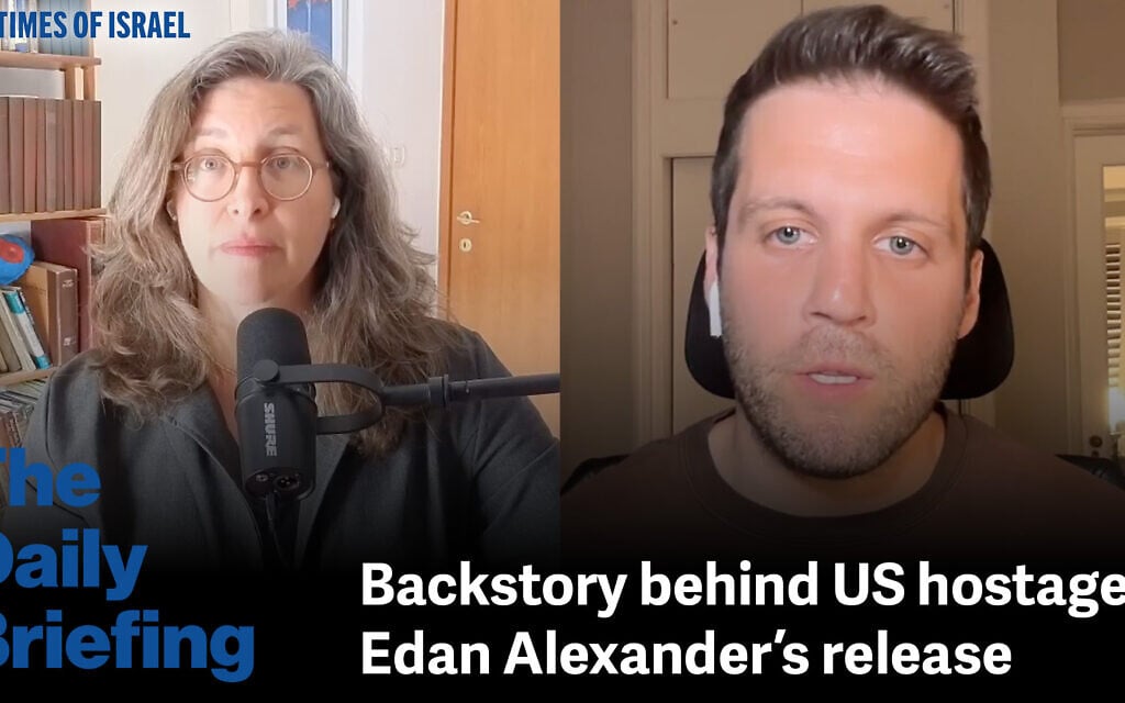 Daily Briefing May 12: Day 584 – Backstory behind US hostage Edan Alexander’s release