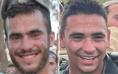 Staff Sgt. Cpt. Noam Ravid (L) and Yaly Seror (R), who were killed in a tunnel blast in Rafah, Gaza on May 3, 2025 (IDF)