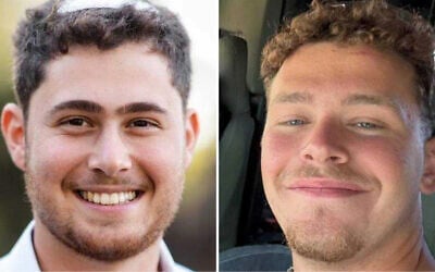 Sgt. Yishai Elyakim Urbach (left), and Staff Sgt. Yam Frid (right)(Israel Defense Forces)