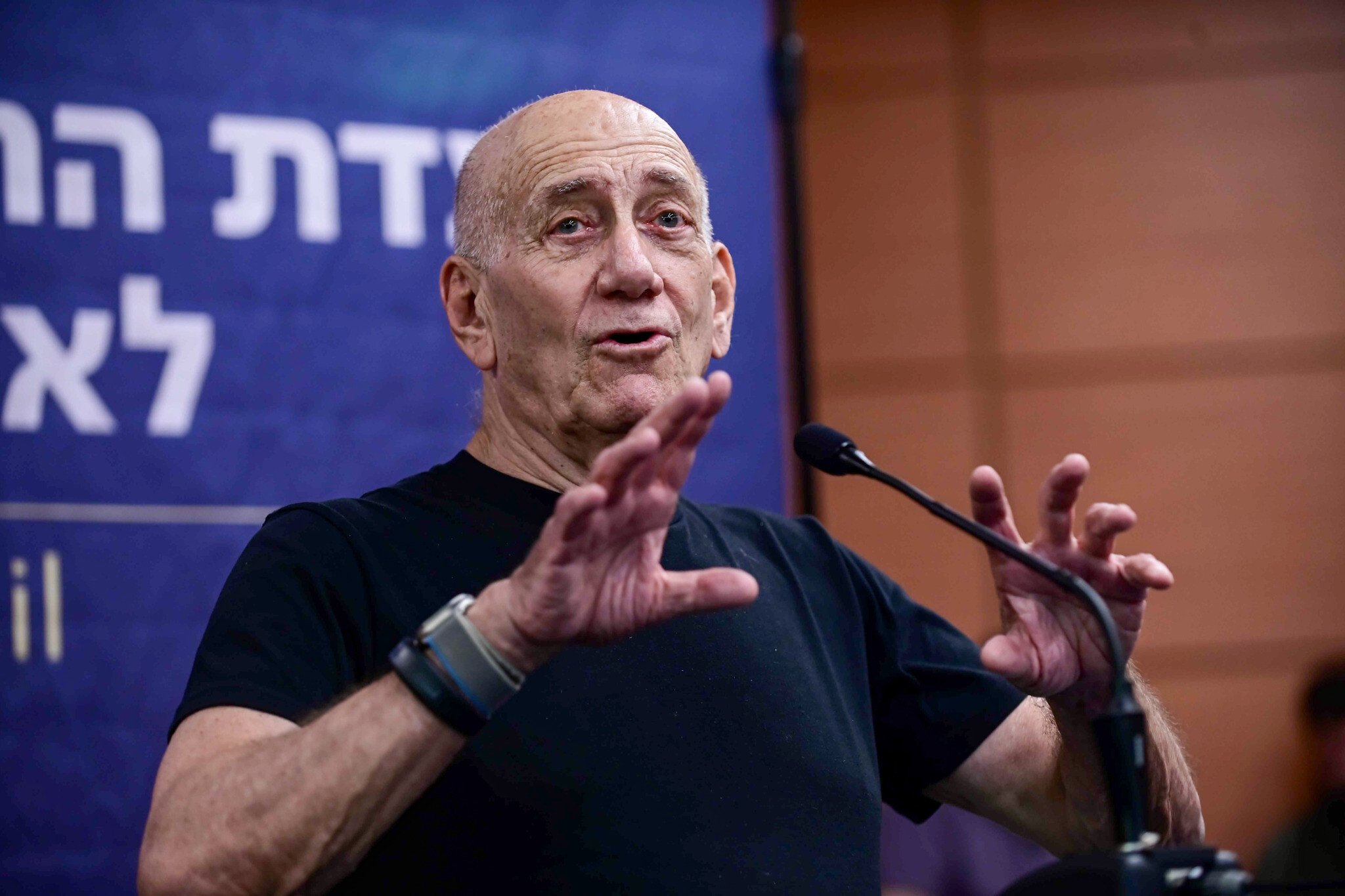 NextImg:Former PM Olmert tells BBC Israeli actions in Gaza ‘close to a war crime’