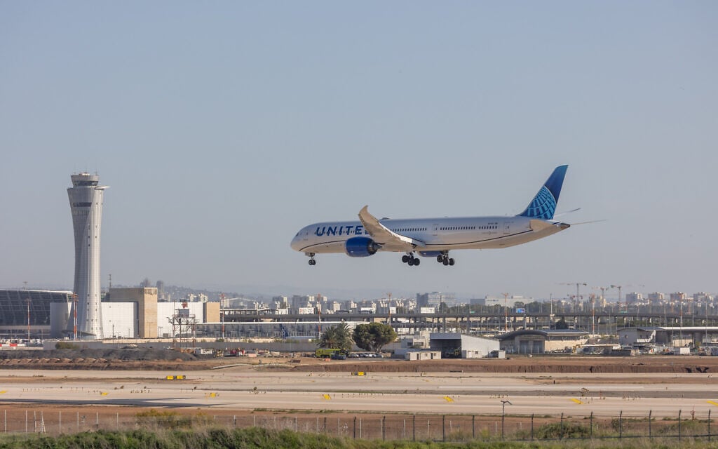 United Airlines announces resumption of New York-Tel Aviv flights from June 5