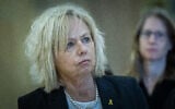 Attorney General Gali Baharav-Miara attends a meeting of the Knesset Constitution, Law and Justice Committee, April 27, 2025. (Yonatan Sindel/Flash90)
