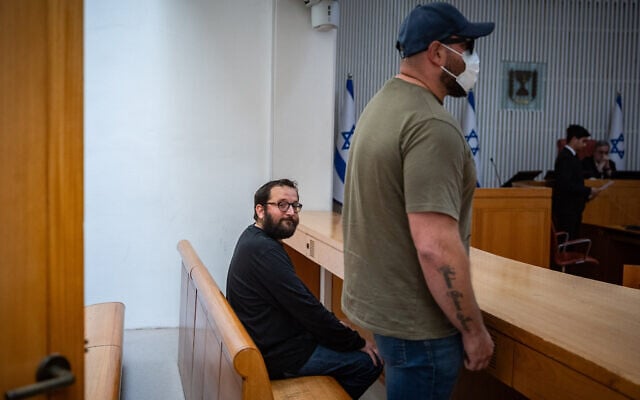 Aide to Prime Minister Benjamin Netanyahu and Qatargate suspect Jonatan Urich arrives for a Supreme Court hearing on his appeal against his remand in custody, in Jerusalem, May 9, 2025. (Chaim Goldberg/Flash90) Aide to Prime Minister Benjamin Netanyahu and Qatargate suspect Jonatan Urich arrives for a Supreme Court hearing on his appeal against his remand in custody, in Jerusalem, May 9, 2025. (Chaim Goldberg/Flash90)