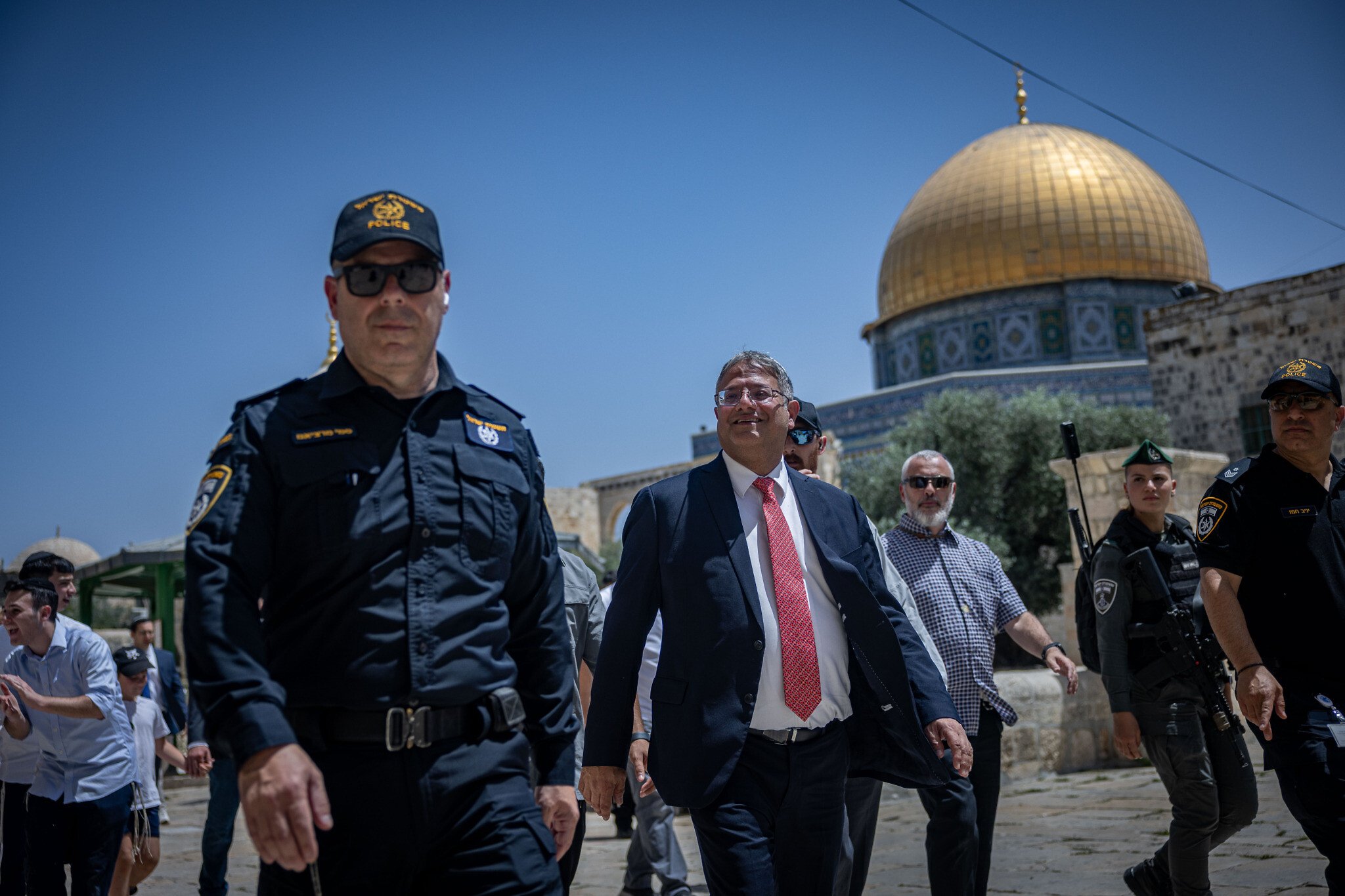 NextImg:Ben Gvir says Jewish prayer, including full prostration, permitted at Temple Mount