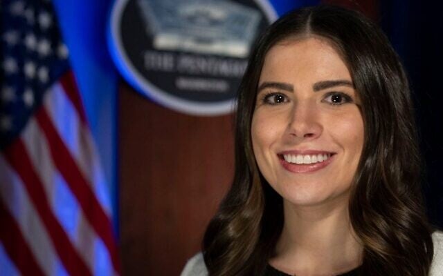 Kingsley WIlson, a US Department of Defense official appointed as deputy press secretary at the Pentagon in May 2025. (X)