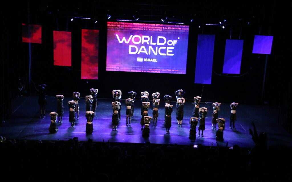 Dancers perform on stage at the World of Dance Festival and Israeli Breakdance Championships in Jerusalem, May 13, 2025 (World of Dance)