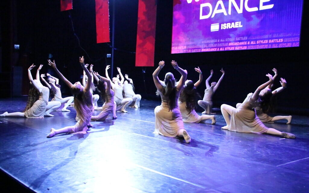 Dancers perform on stage at the World of Dance Festival and Israeli Breakdance Championships in Jerusalem, May 13, 2025 (World of Dance)