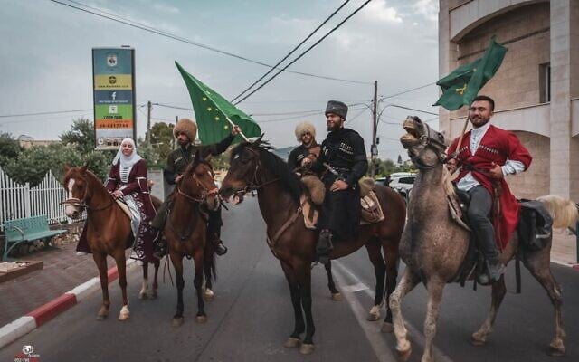 Circassians commemorate Circassian Memorial Day in Kfar Kama on May 21, 2025. (Courtesy/Adam Choshha)