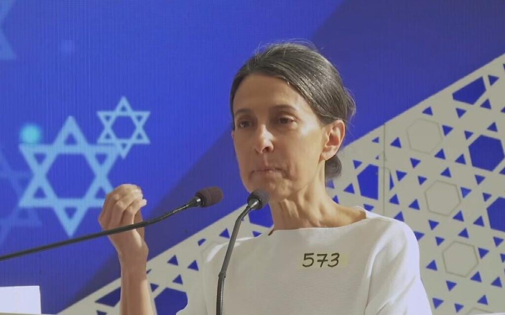 In raw speech, Rachel Goldberg-Polin tells foreign envoys they can get hostages freed