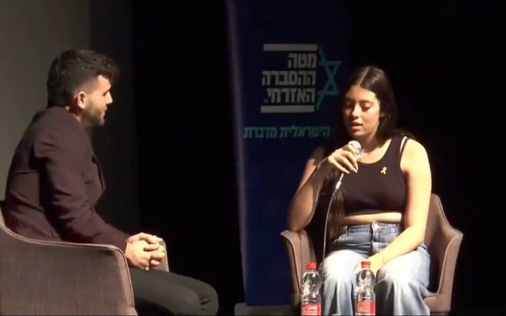 Teen ex-hostage says Hamas captor would touch her, tell her he wanted to marry her