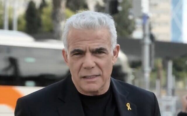 Opposition Leader Yair Lapid delivers a video statement following a security briefing with Prime Minister Benjamin Netanyahu, on May 15, 2025. (Screenshot, X) Opposition Leader Yair Lapid delivers a video statement following a security briefing with Prime Minister Benjamin Netanyahu, on May 15, 2025. (Screenshot, X)